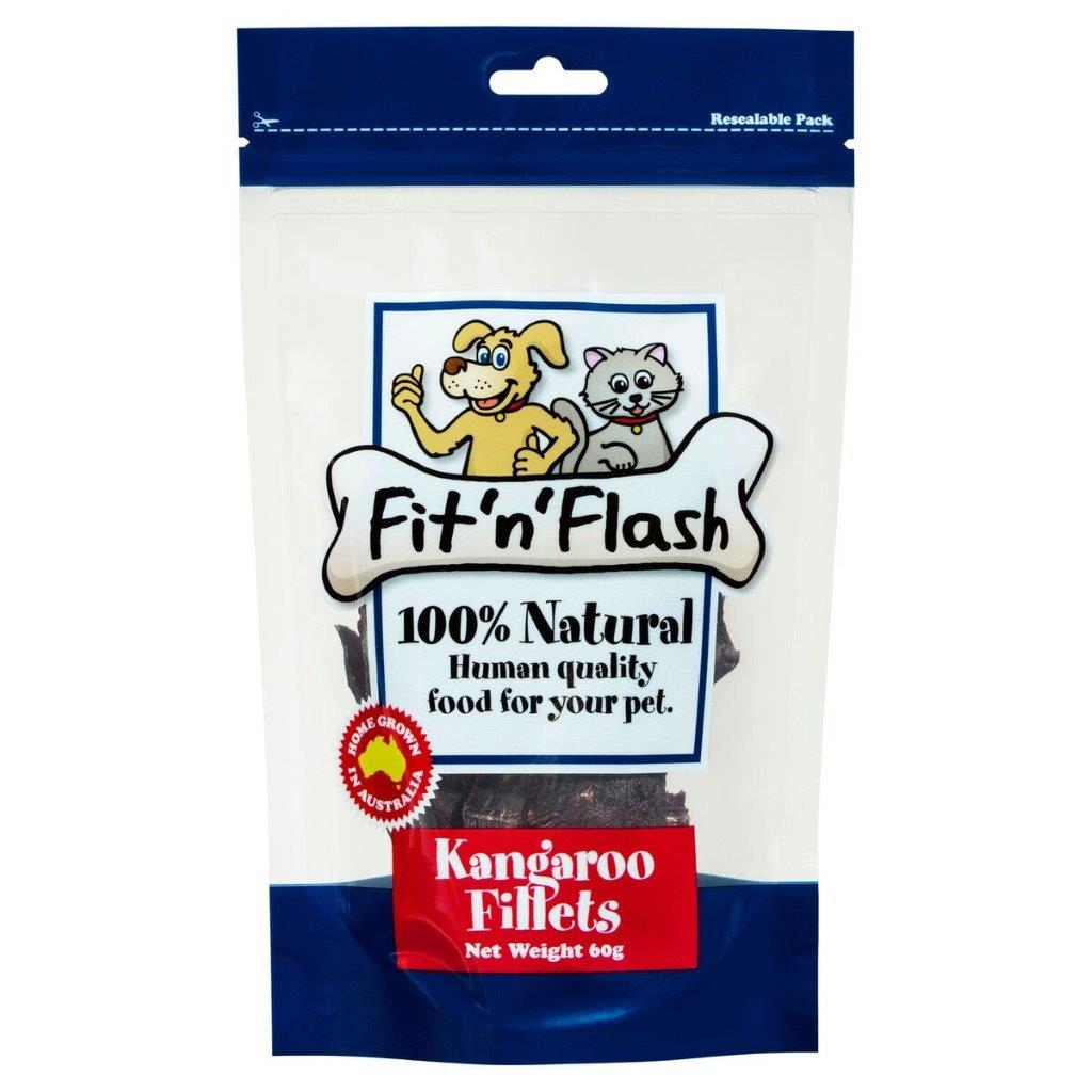 Fit 'n' Flash Kangaroo Fillet Dog Treats