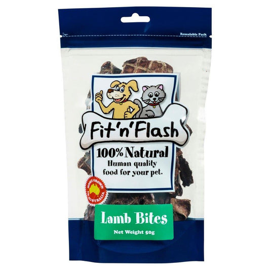 Fit 'n' Flash Lamb Bites Dog Treats