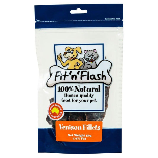 Fit 'n' Flash Venison Dog Treats