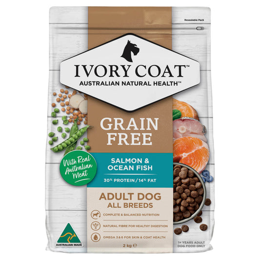 Ivory Coat Grain Free Adult Ocean Fish & Salmon Dry Dog Food