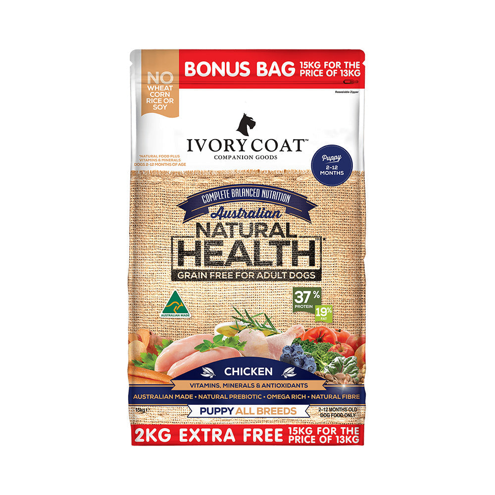 IVORY COAT GRAIN FREE PUPPY CHICKEN 15KG