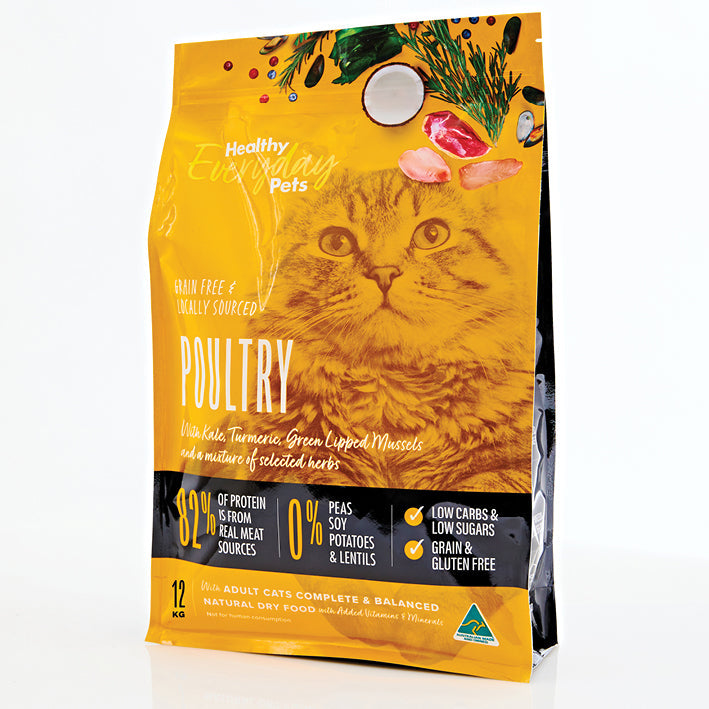 Healthy Everyday Pets Poultry Dry Cat Food