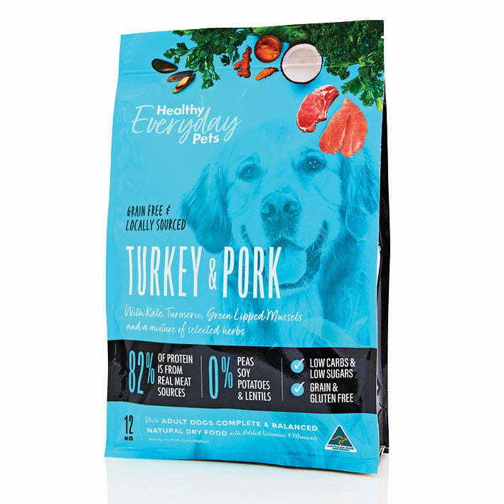 Healthy Everyday Pets Turkey & Pork Dry Dog Food