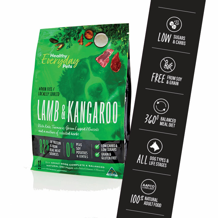 Healthy Everyday Pets Lamb & Kangaroo Dry Dog Food