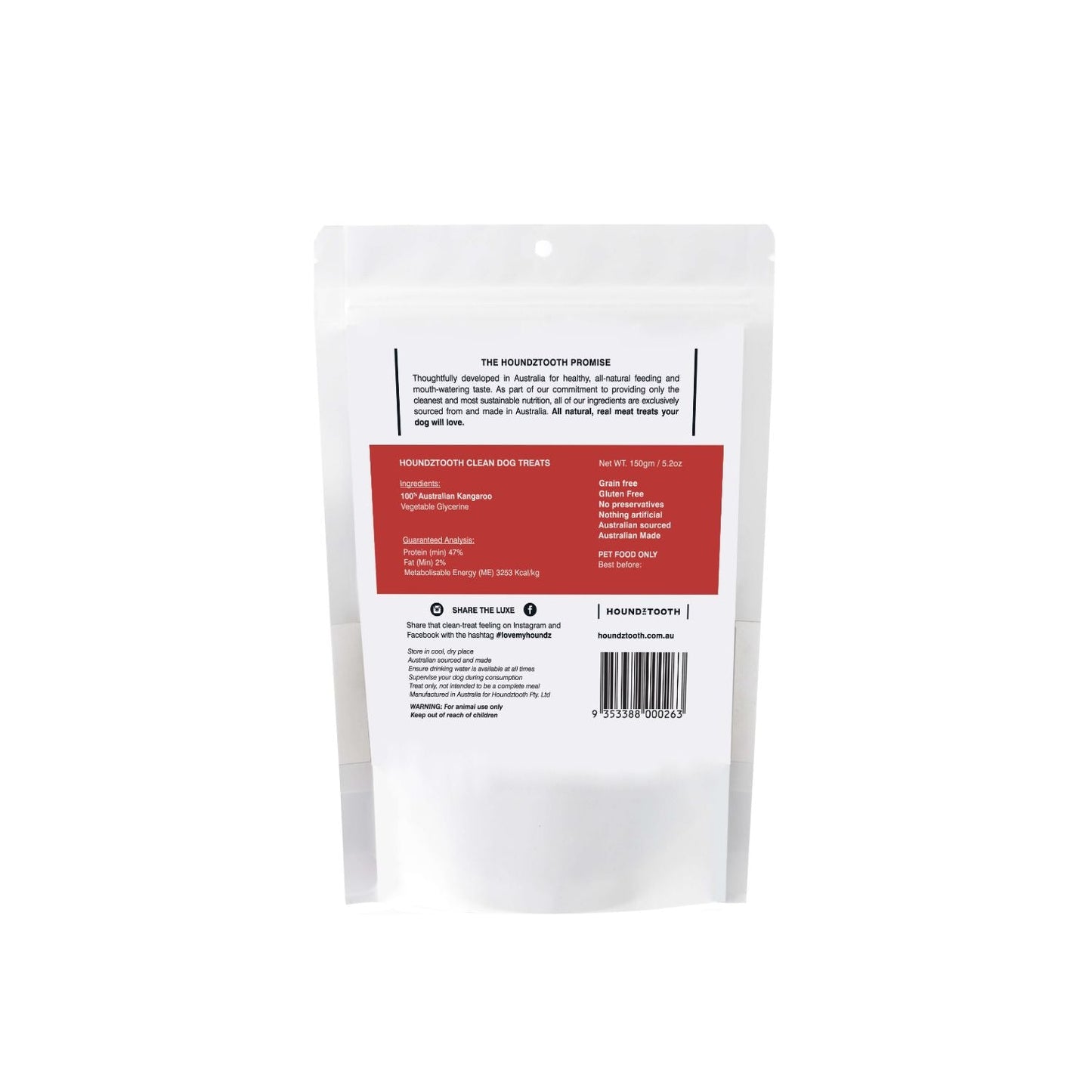 Houndztooth All Natural Australian Kangraoo Dog Treats