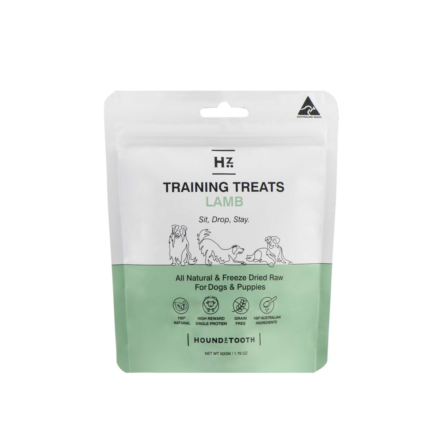 Houndztooth Lamb Training Dog Treats