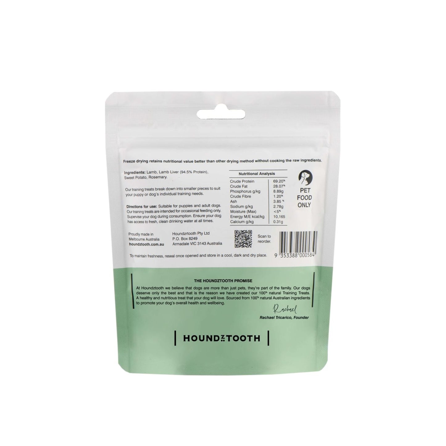 Houndztooth Lamb Training Dog Treats