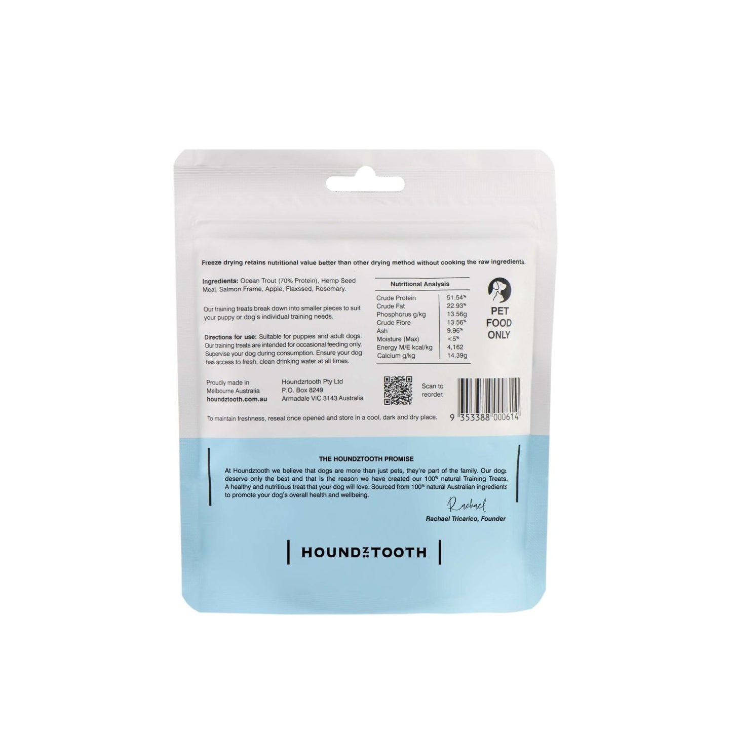 Houndztooth Ocean Trout Training Dog Treats