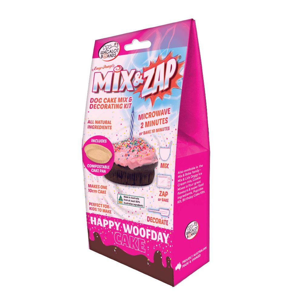 Mix & Zap Happy Woofday Cake Kit