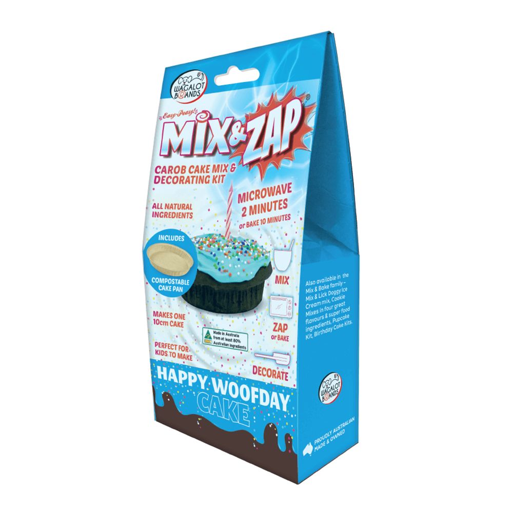 Mix & Zap Happy Woofday Cake Kit