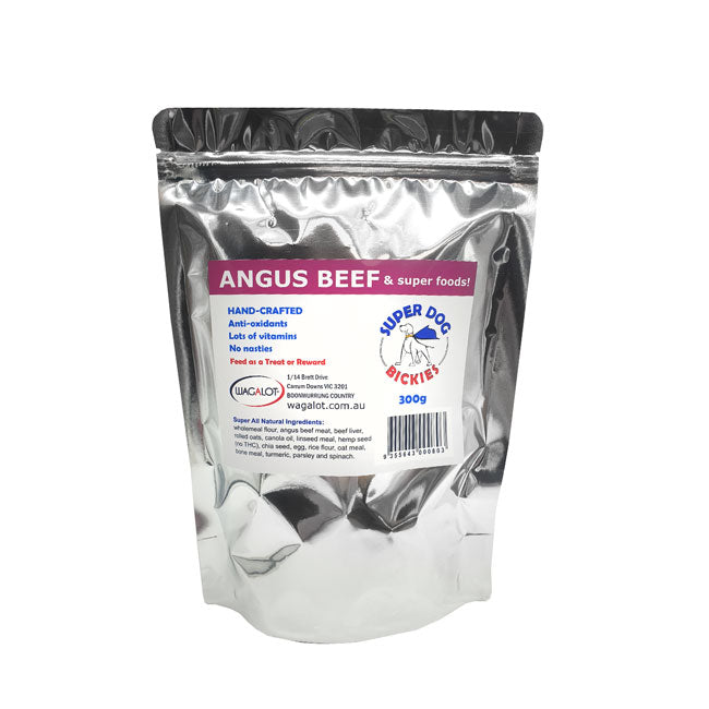 Super Dog Angus Beef Bickies Dog Treats