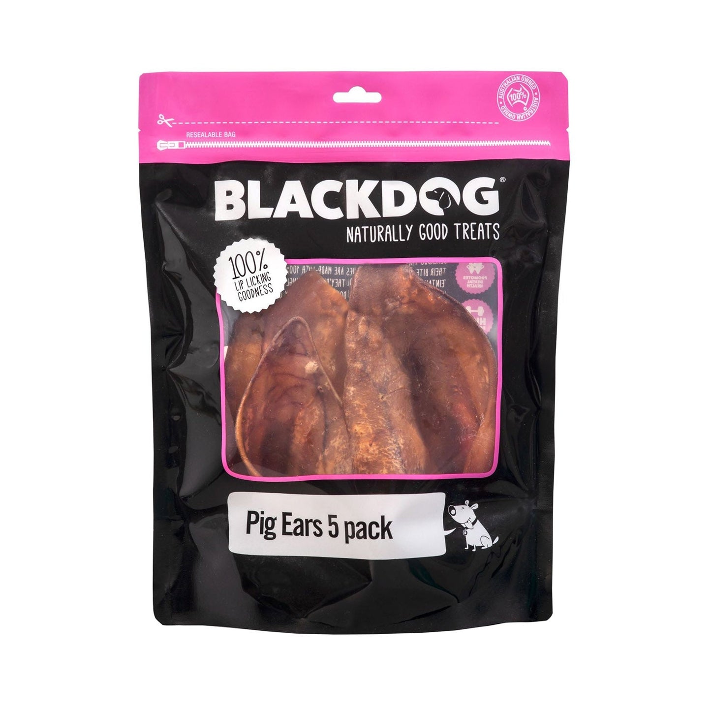 Blackdog Pig Ears Dog Treats