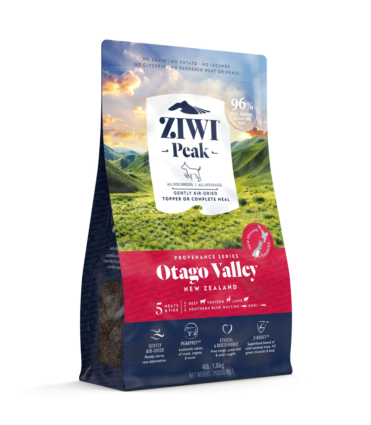 ZiwiPeak Air Dried Provenance Otago Valley Dry Dog Food