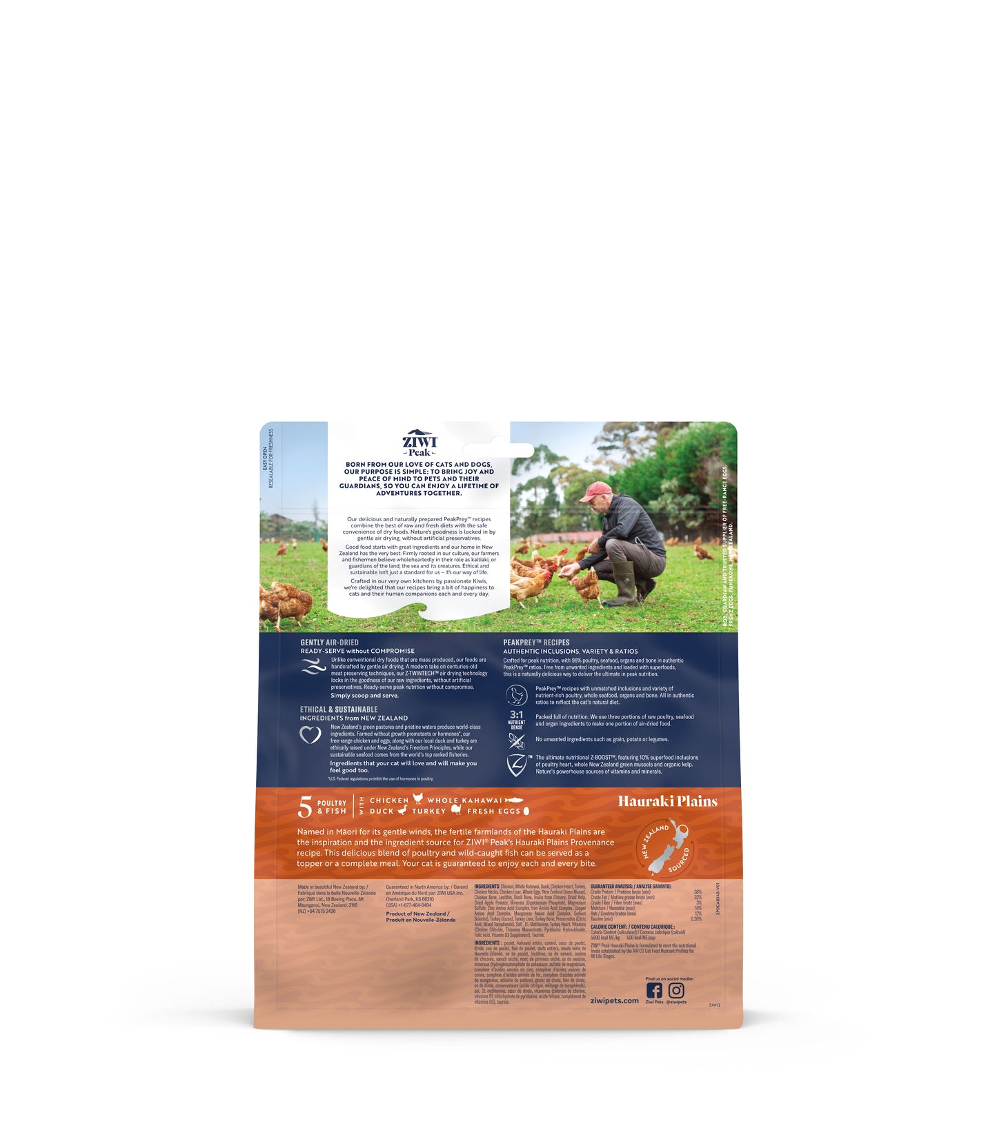 Ziwi Peak Air Dried Provenance Hauraki Plains Dry Cat Food
