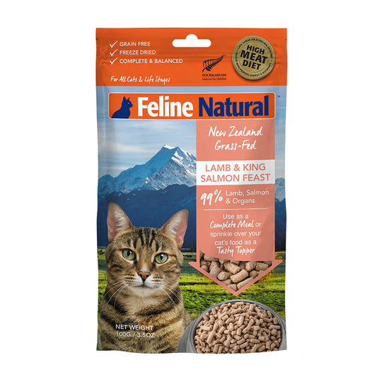 Feline Natural Freeze Dried Lamb & Salmon Dry Cat Food