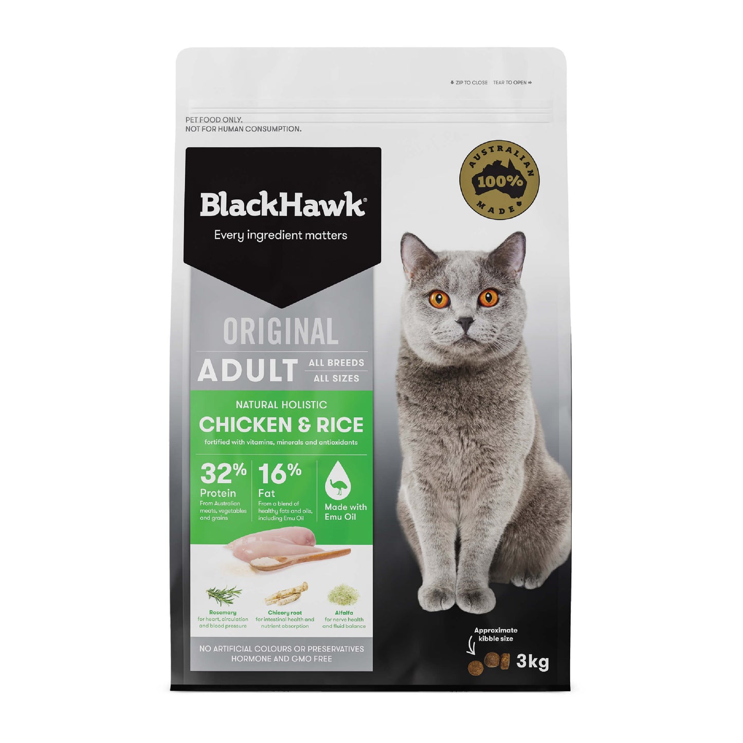 Black Hawk Original Adult Chicken Dry Cat Food