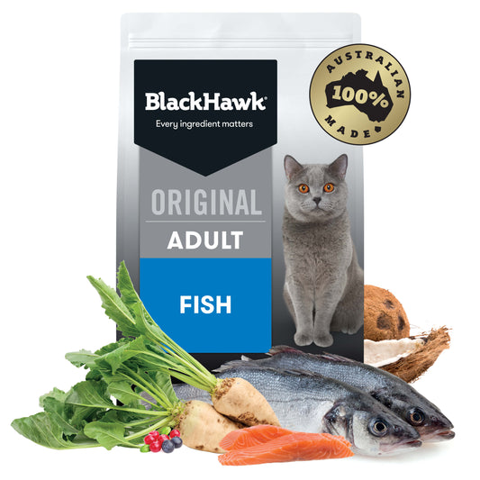 Black Hawk Original Adult Fish Dry Cat Food