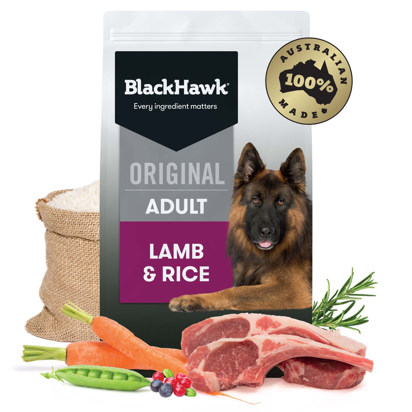 Black Hawk Original Lamb & Rice Adult Dry Dog Food