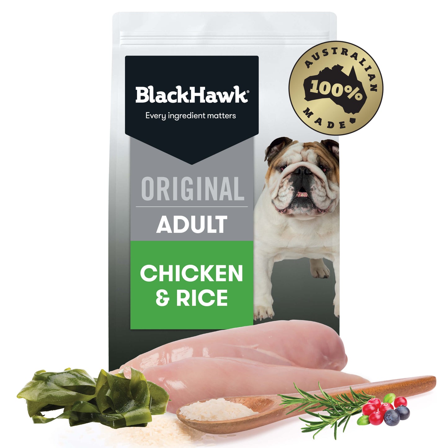 Black Hawk Original Adult Chicken & Rice Dry Dog Food