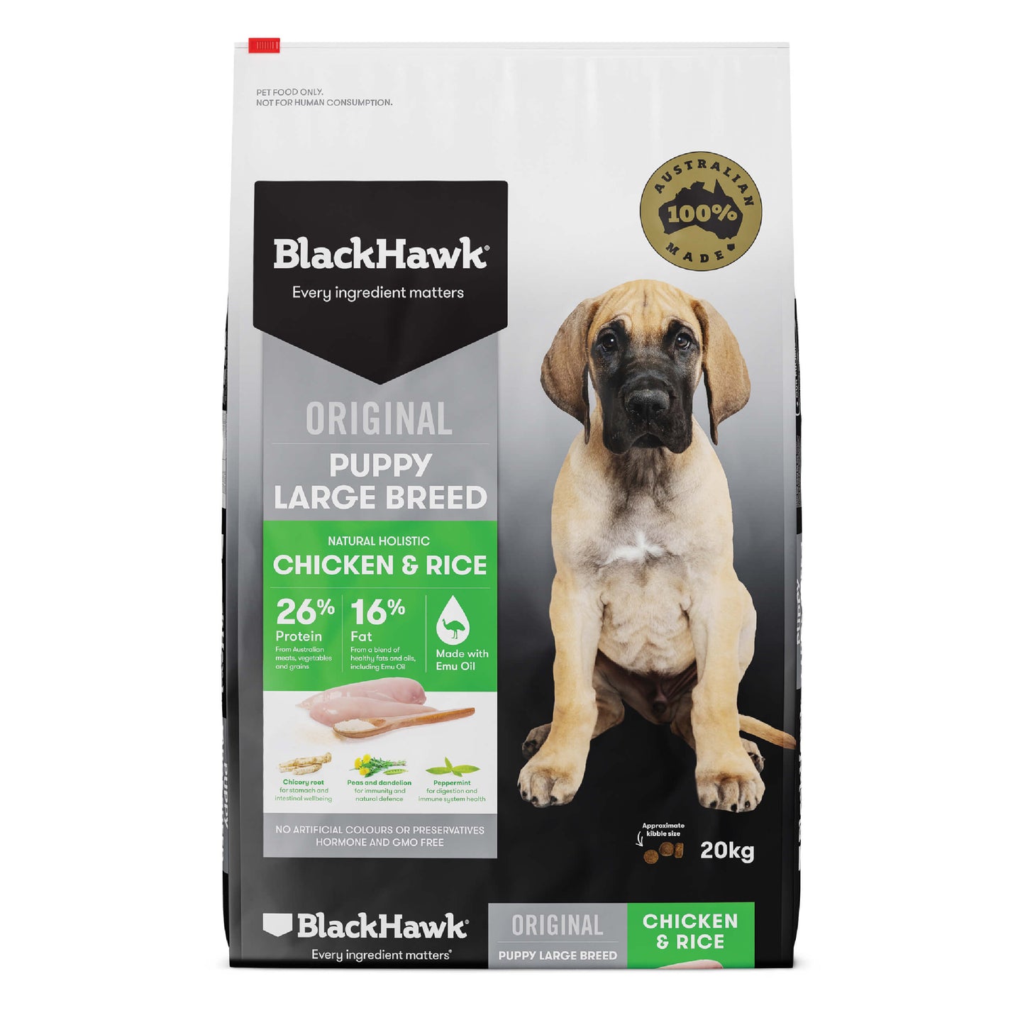 Black Hawk Original Large Breed Puppy Chicken & Rice Dry Dog Food