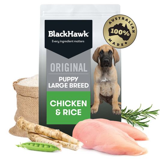 Black Hawk Original Large Breed Puppy Chicken & Rice Dry Dog Food