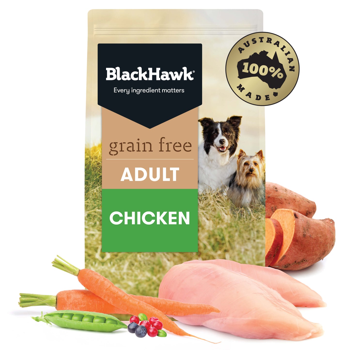 Black Hawk Grain Free Adult Chicken Dry Dog Food