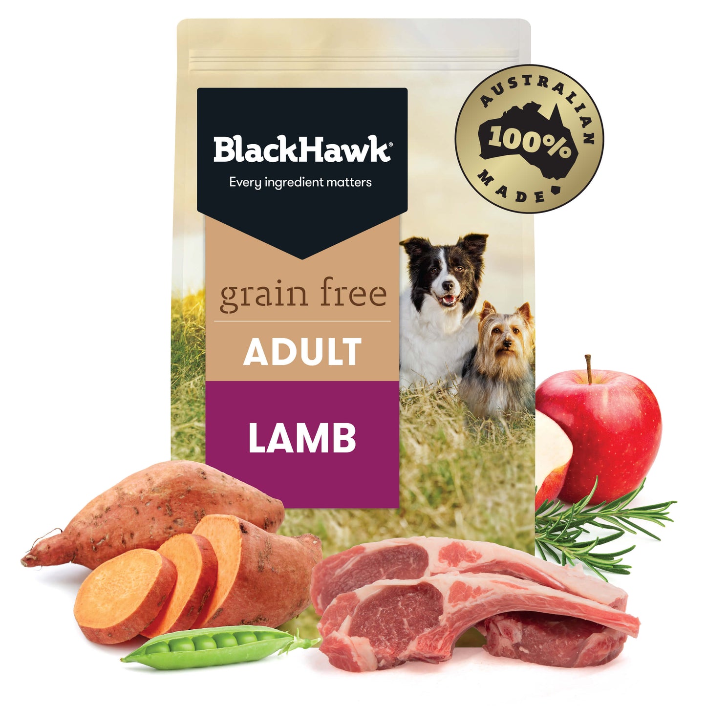Black Hawk Grain Free Adult Lamb Dry Dog Food