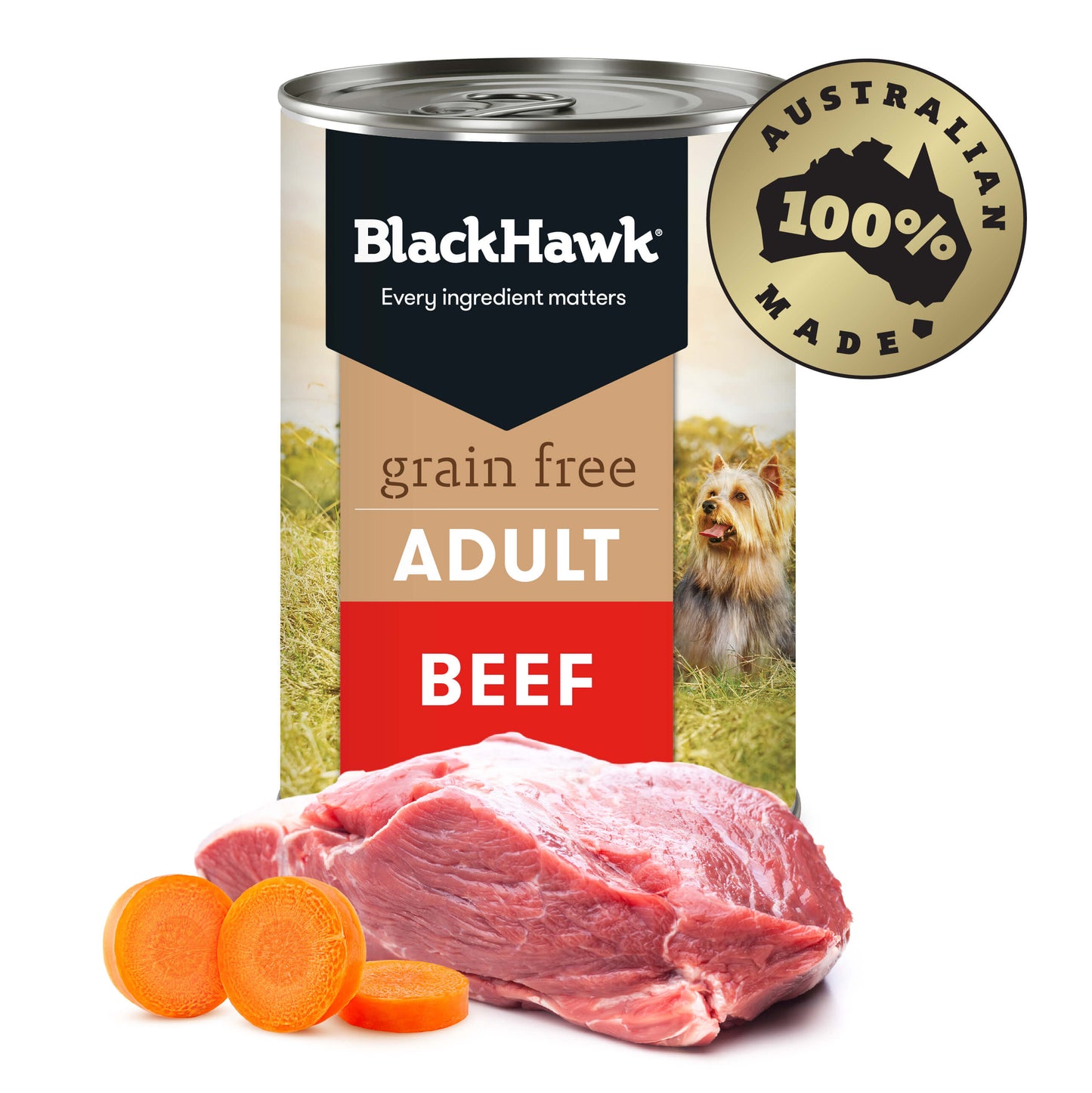 Black Hawk Grain Free Adult Beef Wet Dog Food