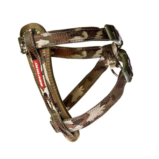 EzyDog  Camouflage Chest Plate  Dog Harness with Car Seatbelt Attachment