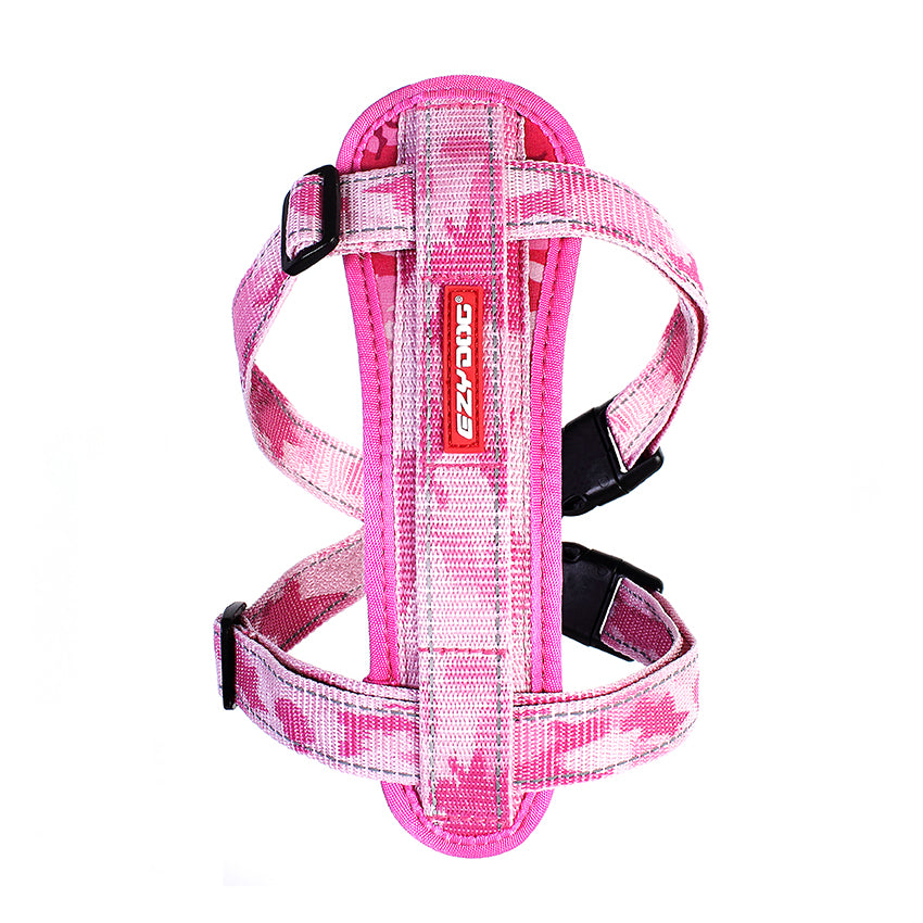 EzyDog  Camouflage Chest Plate  Dog Harness with Car Seatbelt Attachment