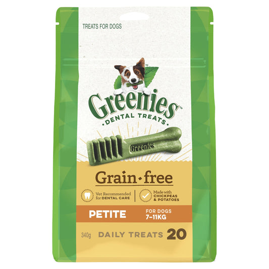 Greenies Grain Free Petite Dental Dog Treats Pack