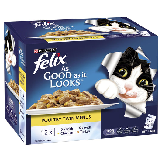 Felix As Good As It Looks Poultry Wet Cat Food