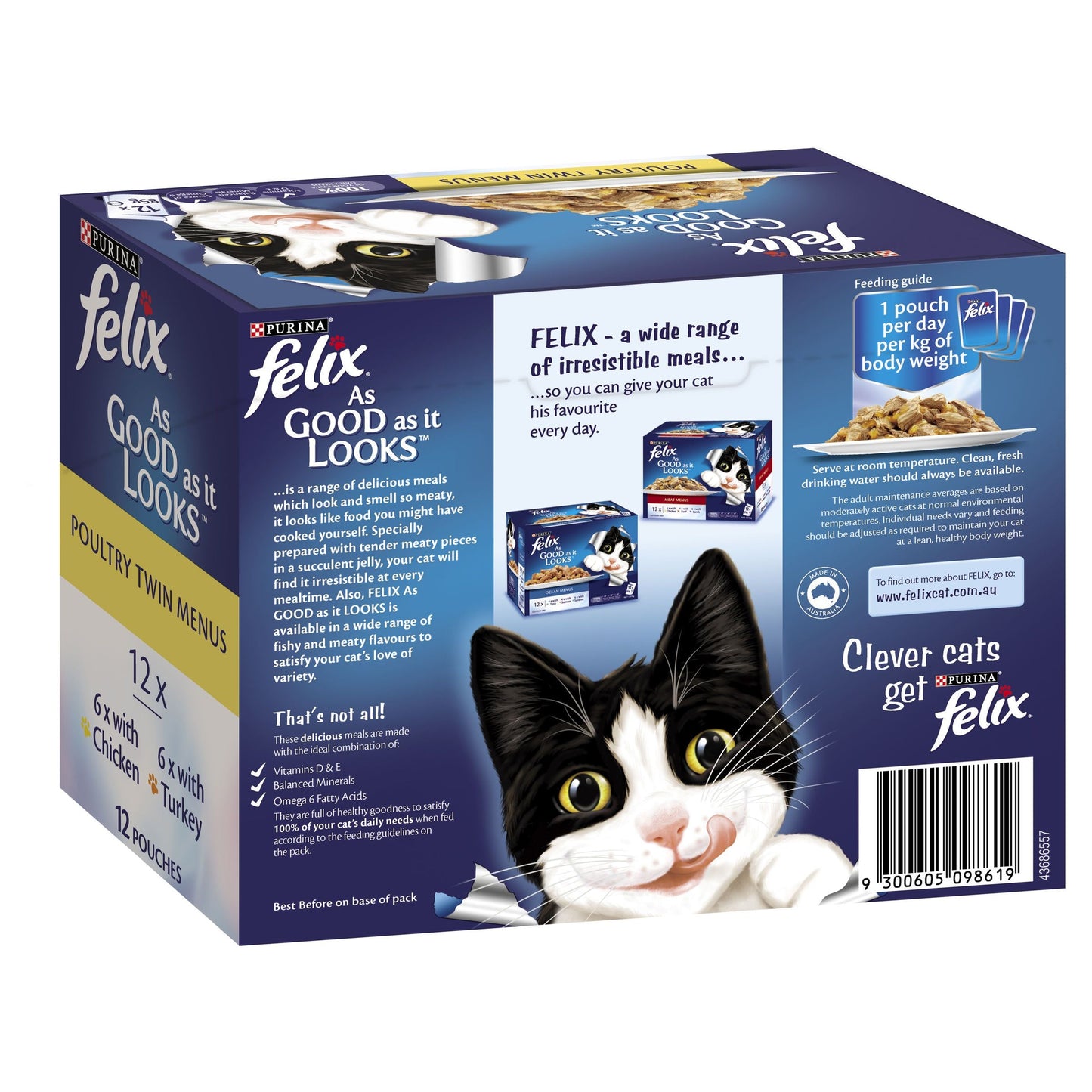 Felix As Good As It Looks Poultry Wet Cat Food