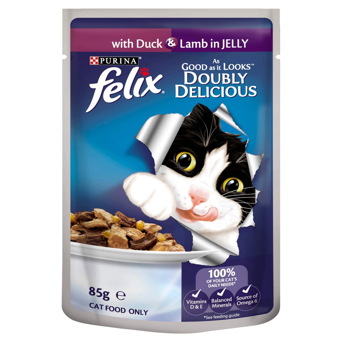 Felix Doubly Delicious Meat Wet Cat Food