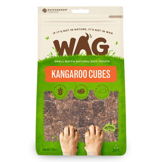 WAG Kangaroo Cubes Dog Treats