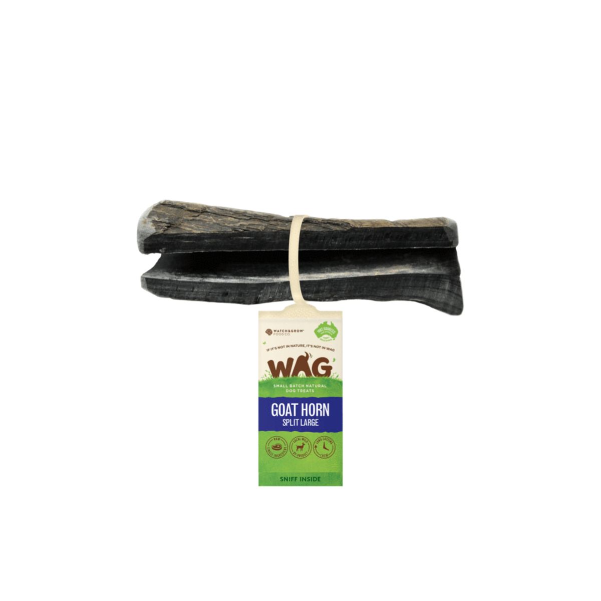 WAG Split Goat Horn Dog Treat