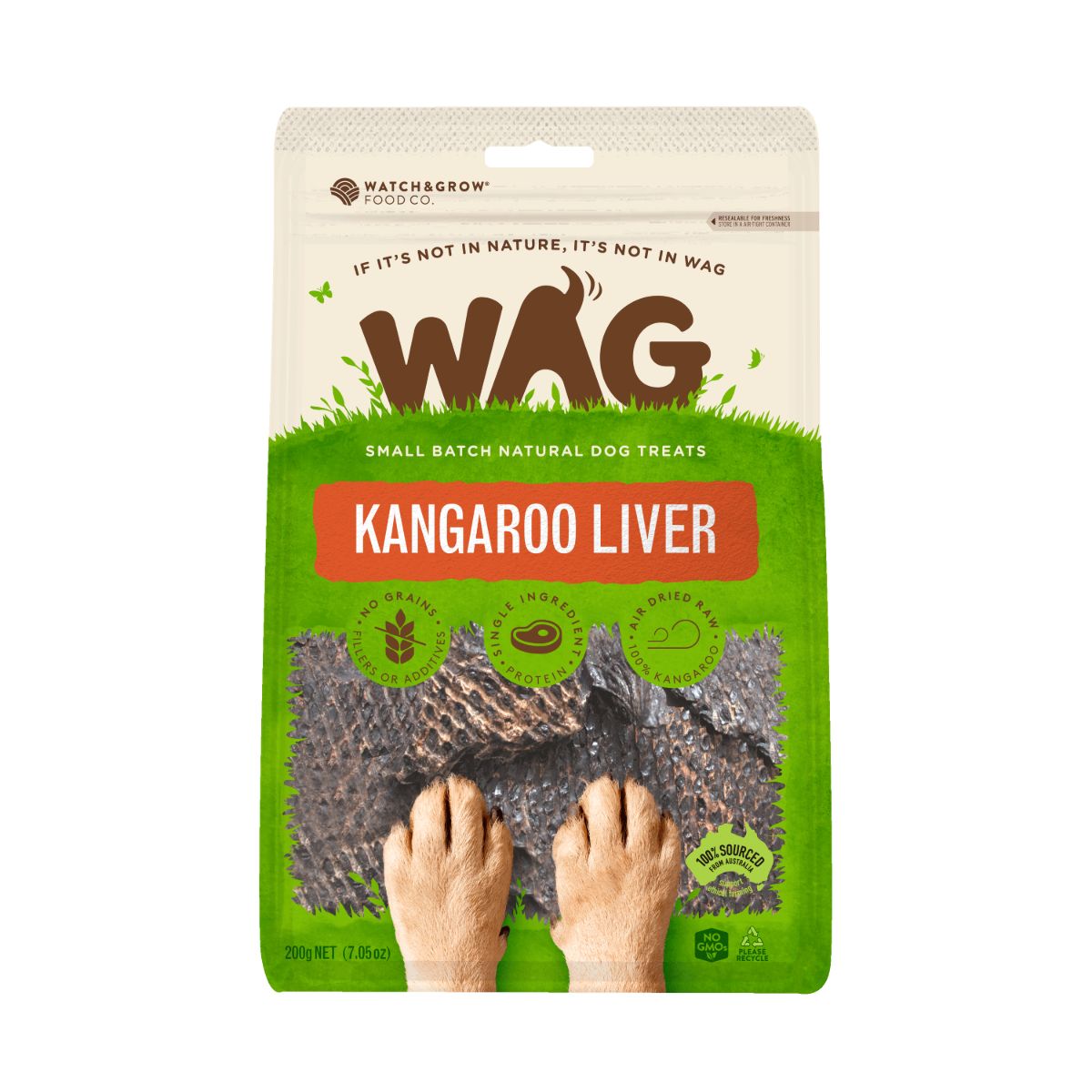 WAG Kangaroo Liver Dog Treats