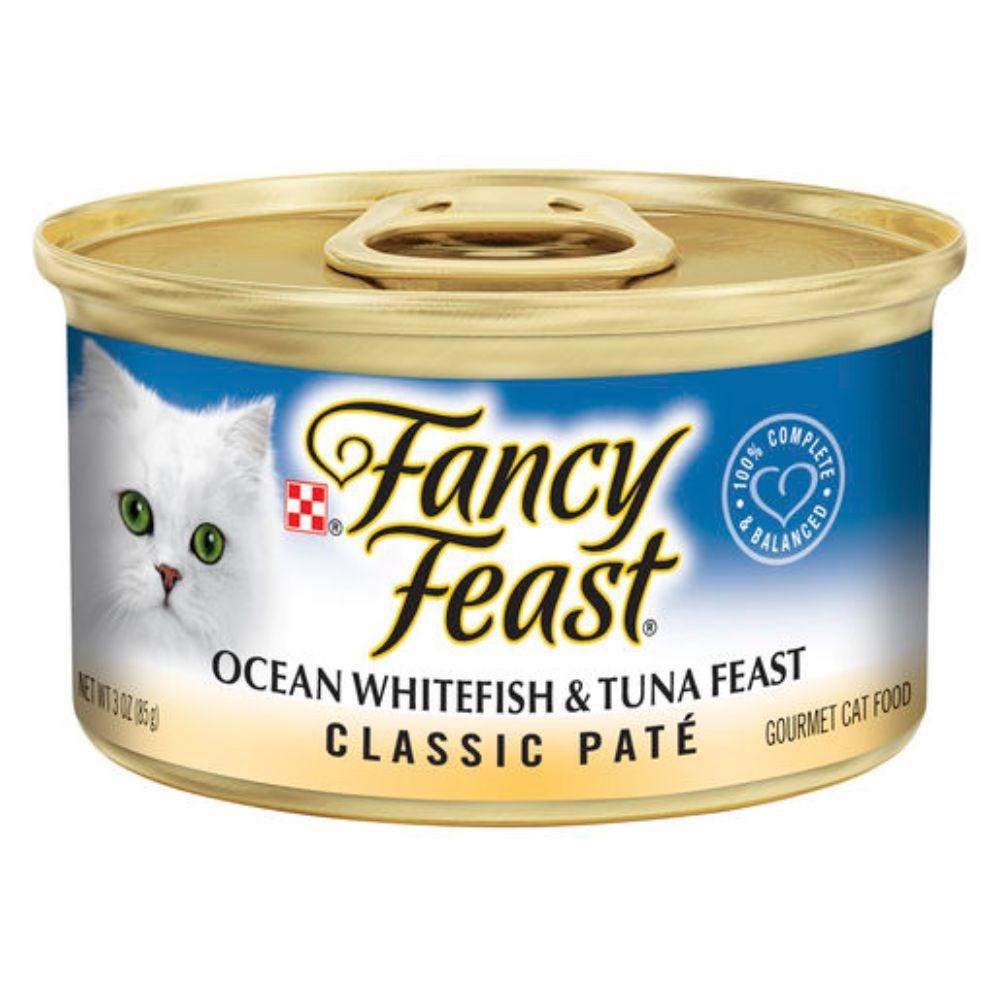 Fancy Feast Classic Pate Ocean Whitefish & Tuna Feast Wet Cat Food