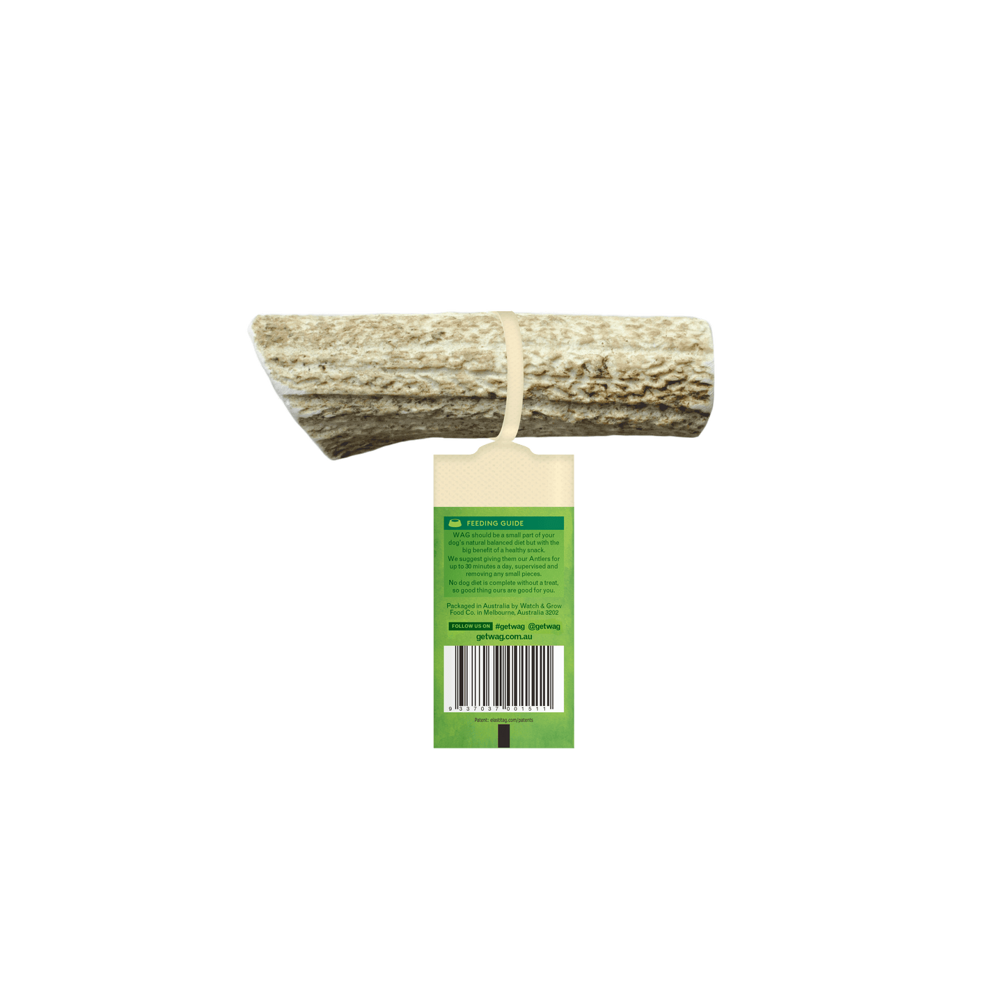 Watch and Grow  Naturally Shed  Split Deer Antler  Long Lasting Dog Treat